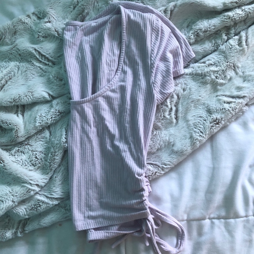 pacsun lavender synched top